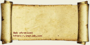 Trnjina Binić vizit kartica